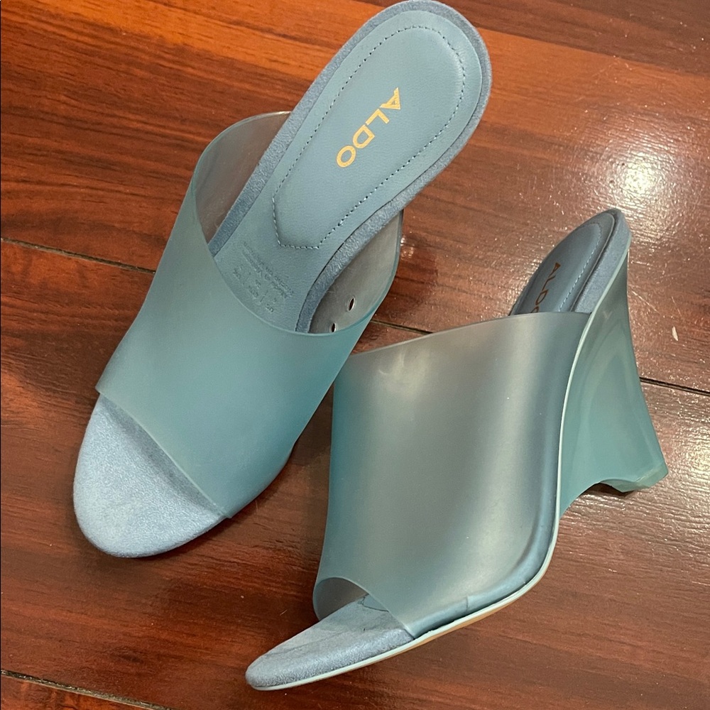 ALDO Women's Blue Mules